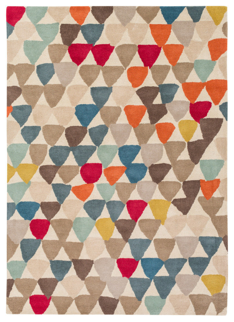 Hand Tufted Harlequin Area Rug HQL-8036, 9'x12' - Scandinavian - Area ...
