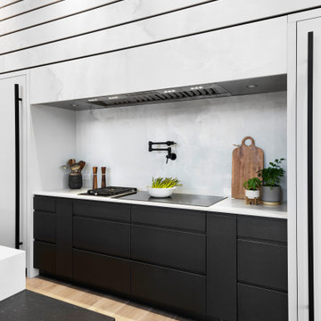 The Edge - Modern Kitchen Designed and Built for New OKC Home