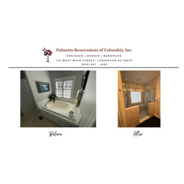 Palmetto Renovations of Columbia | Bathroom Renovation | Transitional Ensuite