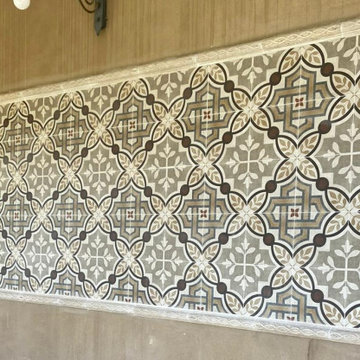 Rivestimento esterno di maioliche