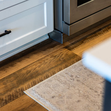 Original Face Skip Planed Reclaimed Oak Solid Plank Flooring