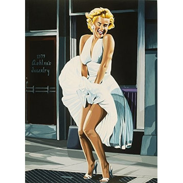 Canvas, Marilyn Monroe The Seven-Year Itch by Karl Black, 18"x12"