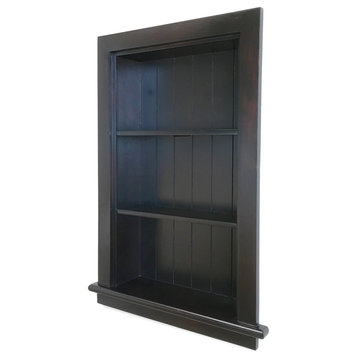 Extra Large/14x24 Aiden Wall Niche by Fox Hollow Furnishings, Dark Brown