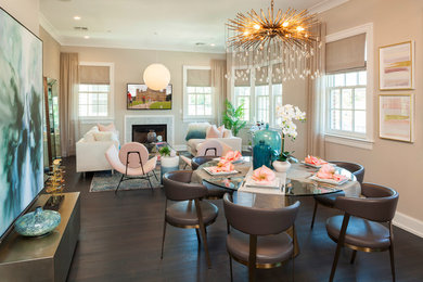 Inspiration for a 1960s dining room remodel in New York