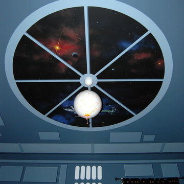 Star Wars: The Force Awakens Murals in a bedroom by Tom Taylor of Mural Art LLC
