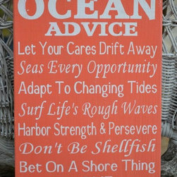 Handcrafted Beach House Decor Signs - Products
