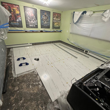 Water Damage Restoration & Tile Flooring Replacement