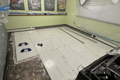 Water Damage Restoration & Tile Flooring Replacement