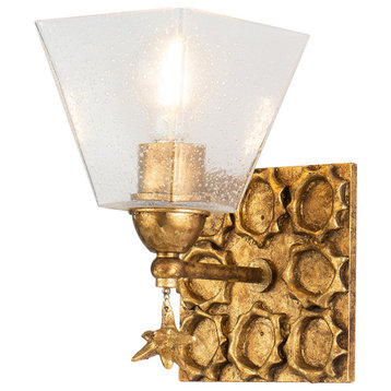 Star Wall Sconce Gold