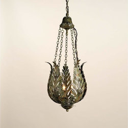 Currey & Company Perrine Chandelier in Silver Leaf - Chandeliers
