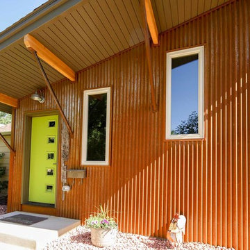 MODERN ADDITION TO 1950’s RANCHER