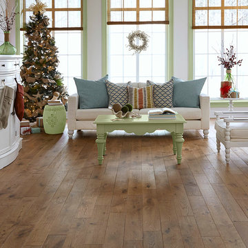 Bright, Coastal Sunroom - Elegance Wheat, Solid, White Oak Hardwood