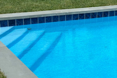 Inspiration for a contemporary pool remodel in Boston