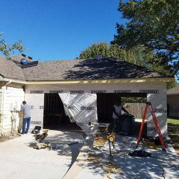 Round Rock new attached garage