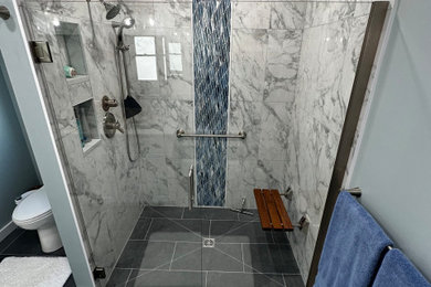 Current Livonia Master Bathroom and Powder Room renovation