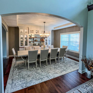 Gorgeous Dining Room with Buffet Cabinetry