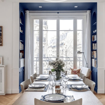 Rénovation complète d’un appartement haussmannien – 110 m², Paris 16e
