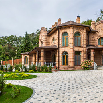 Загородный дом (усадьба) из кирпича