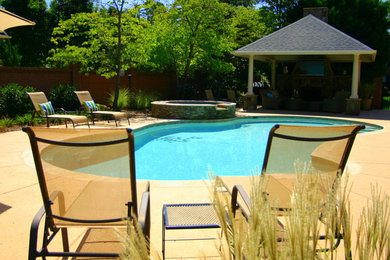 Inspiration for a timeless pool remodel in Charlotte