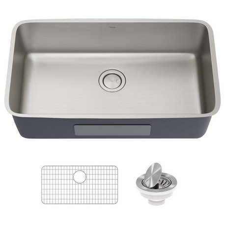 Dex 33" Undermount Stainless Steel 1-Bowl 16 gauge Kitchen Sink