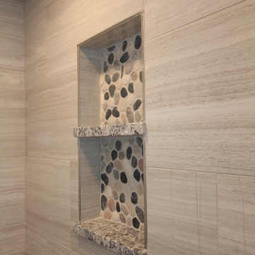 Bel Air Pebble Stone Low Threshold Shower