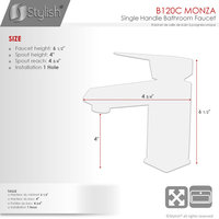 STYLISH Single Hole Bathroom Faucet
