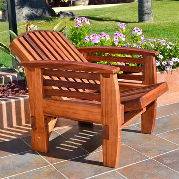 Reclining Redwood Easy Chair
