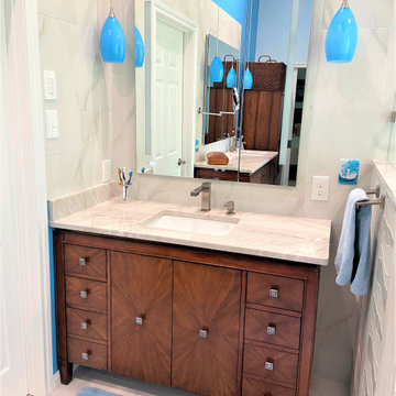 Updated Contemporary Master Bathroom