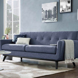 James Sofa in Blue by TOV Furniture - Sofas