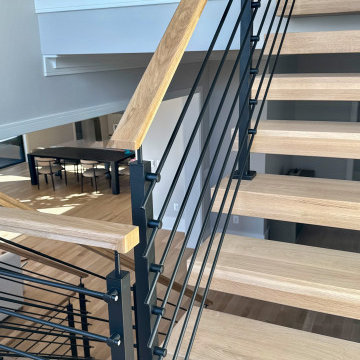 Project #147 | Modern Staircase with Seattle Style Stringer