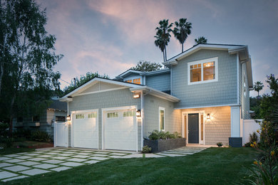 Arts and crafts exterior home photo in Orange County