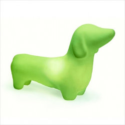 My Pet Lamp Dachshund In Green - Kids Lamps