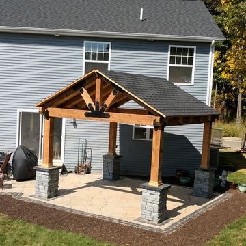 Cedar Pavilion and Patio