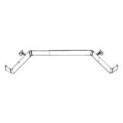 kirsch Continental II Bay Window Rod - Curtain Rods
