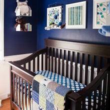 Navy Blue Baby Nursery
