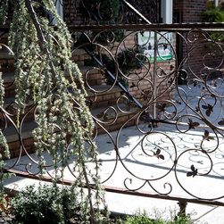 Wrought Iron Railing and Gate. - Home Fencing And Gates