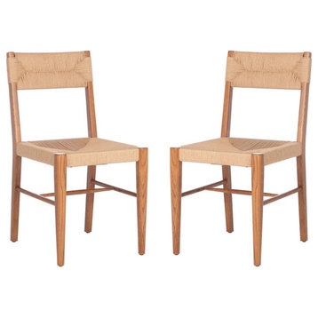 Safavieh Couture Cody Rattan Dining Chair, Natural