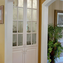 Hallway china cabinet