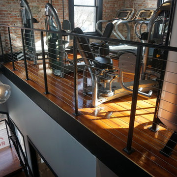 Shape Fitness Cable Wire Railing Job, Worthington, Ohio