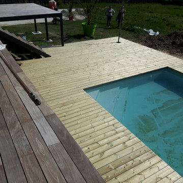DECK DE PISCINE ET TERRASSE HAUTE
