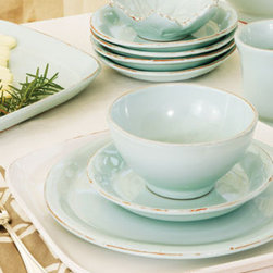 Vietri Sorbetto Aqua Dinnerware - Dinnerware