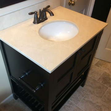 Custom Tile Shower with Mosaic Accents