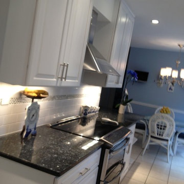 Blue and White Kitchen Remodel