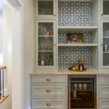 Butler's Pantry and Bar Reconfigured