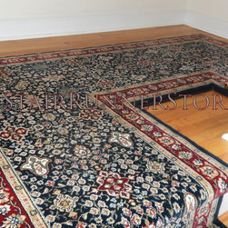 Double Landing Stair Runner Installations - Hall And Stair Runners