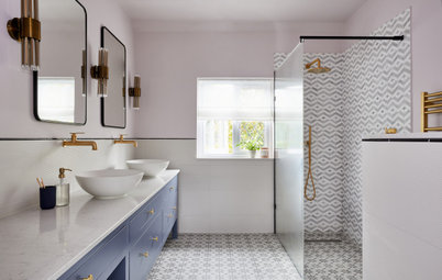 Room Tour: An Elegant En Suite Bathroom With a Luxe Vanity Unit