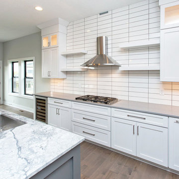 White kitchen cabinets