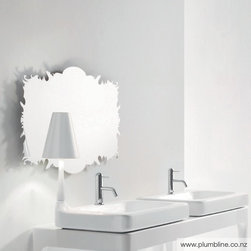 Hayon Stainless Steel Decorative Mirror Small By Plumbline - Bathroom Basins