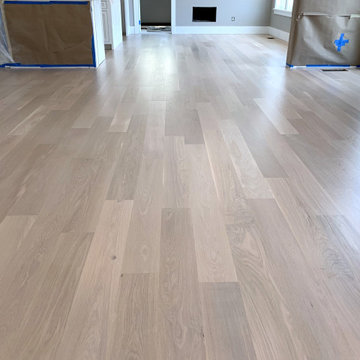 SOUTHAMPTON: 6" SELECT GRADE WHITE OAK INSTALLED & FINISHED WITH BONA WHITE