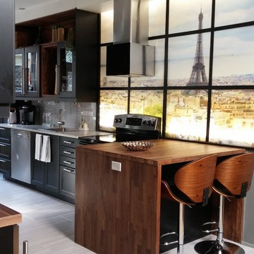 European bistro flavored Kitchen